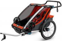 Детская многофункциональная коляска Thule Chariot Cross 2, оранжевый