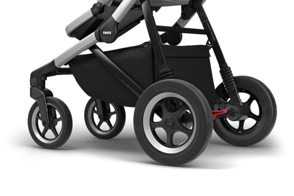 Детская коляска Thule Sleek, с прогулочным блоком, Grey Melange