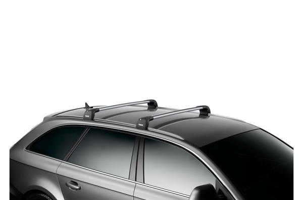 Комплект багажника Thule WingBar Edge 9593, в комплект входят две поперечные дуги с уже установленными упорами.