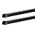 Комплект багажника для RENAULT Clio (5-dr Hatchback 99→ (BRAZIL) Гладкая крыша) - дуги квадратного сечения Thule SquareBar, чёрные