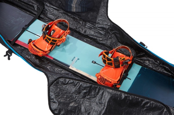 Чехол на колесах для 2-х сноубордов Thule RoundTrip Snowboard Roller 165cm, синий