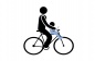Детское велосипедное кресло Thule Yepp Mini, установка на руль, черный