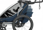Мультиспортивный велосипедный прицеп Thule Chariot Cross single, Aluminum/MajolicaBlue