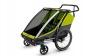 Детская многофункциональная коляска Thule Chariot Cab 2, салатовый